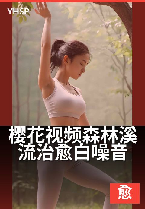 樱花视频森林溪流治愈白噪音 - 林间水畔，静听疗愈时光