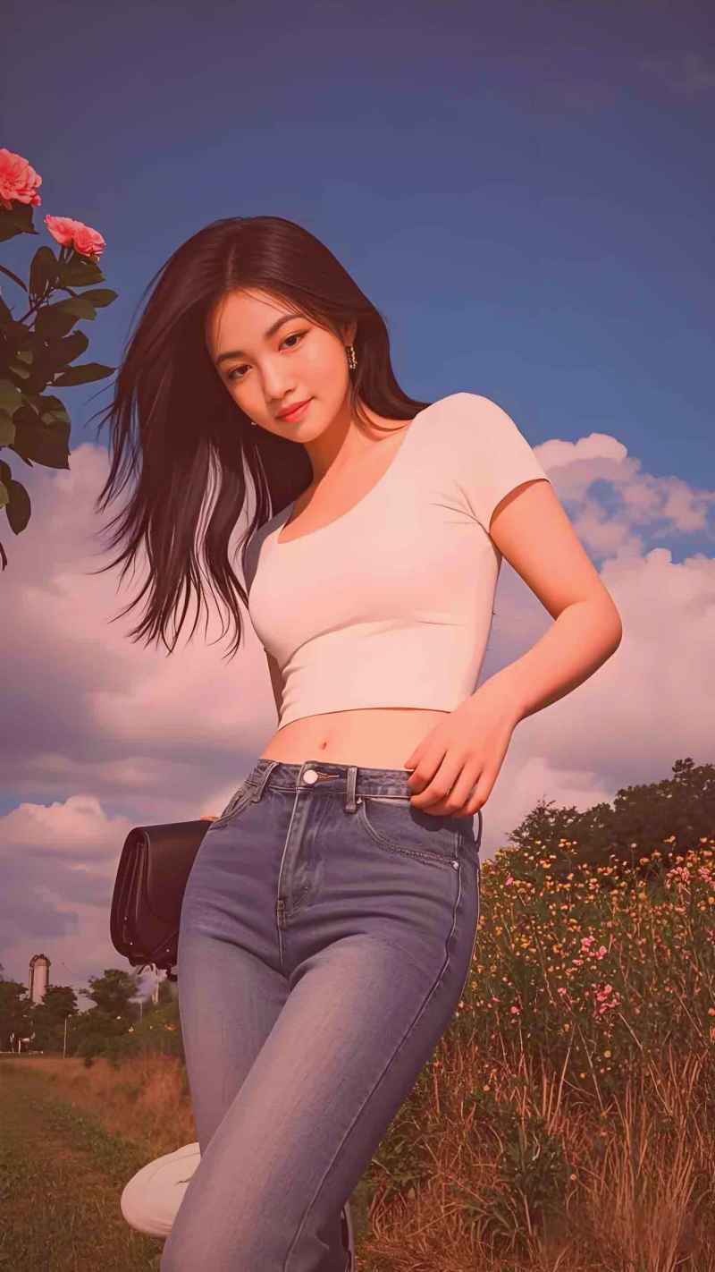 校园操场夕阳下的青春背影，象征怀旧与友情